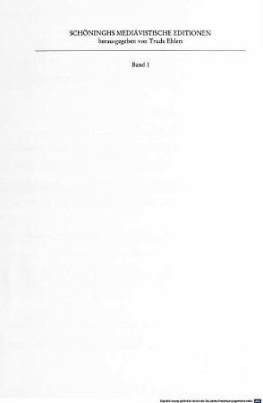 Der rheinische Merlin : Text, Übersetzung, Untersuchungen der "Merlin"- und "Lüthild"-Fragmente ; nach der Handschrift Ms. germ. qu. 1409 der Staatsbibliothek Preußischer Kulturbesitz Berlin