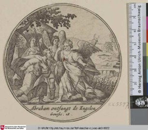 Abraham ontfangt de Engelen