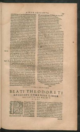 Beati Theodoreti Episcopi Cyrensis Liber Octavus, De Martyribus.