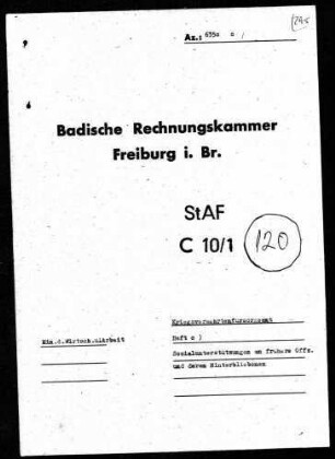 Sozialunterstützungen früherer Offiziere und deren Hinterbliebenen