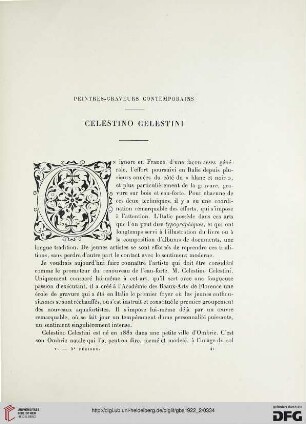 5. Pér. 5.1922: Celestino Celestini : peintres-graveurs contemporains
