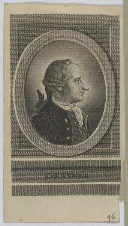 Bildnis des Abraham Gotthelf Kaestner