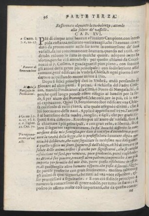 Cap. XVI. [XIV.] Rasserenata alquanto la turbolenza, attende alla salute de' vassalli