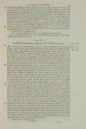 CXXXI. Rodulfi Regis Praeceptum pro coenobio sancti Vincentii Laudunensi.