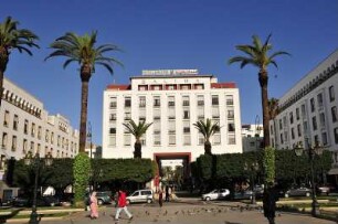 Hotel im Zentrum : Blick auf das Hotel Balima im Zentrum von Rabat, aufgenommen am 05.11.2008