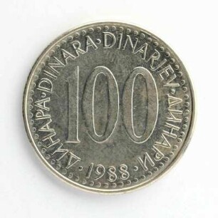 100 Dinar 1988