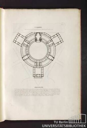 Pl. 5. College. Sujet du grand prix proposé en 1780 par l'academie et remporté par Mr Trouard.