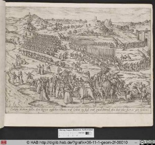Etliche Mohren fallen dem Keyser zwischen Thunis und Goleta zu fuß [Fußfall vor dem Kaiser zwischen La Goleta und Tunis, 1535].