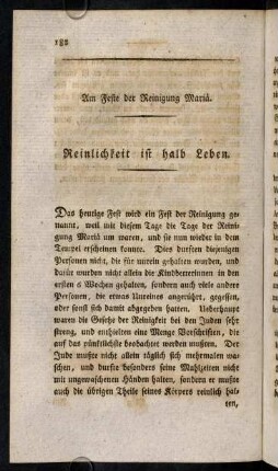 182-195, Am Feste der Reinigung Mariä.
