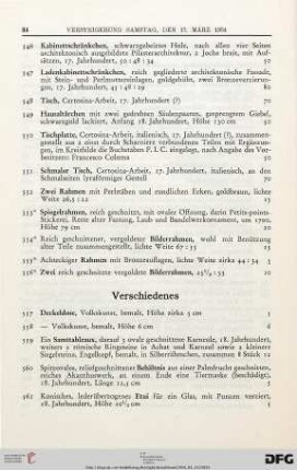 Verschiedenes (Nr. 557-590)