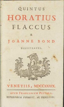 Quintus Horatius Flaccus...illustratus