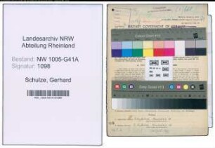 Entnazifizierung Gerhard Schulze , geb. 07.01.1912 (Bahnpolizist)