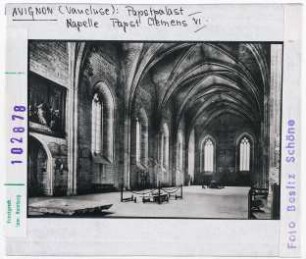 Avignon: Papstpalast, Kapelle Papst Clemens VI.