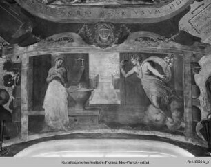 Szenen aus dem Alten und Neuen Testament : Christusszenen : Verkündigung der Geburt Christi
