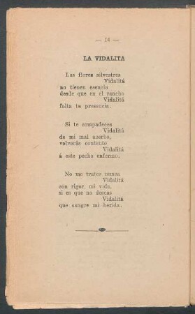 La Vidalita