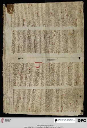 Alter Hinterspiegel: Alexander de Villa Dei, Doctrinale (13./14. Jh.)