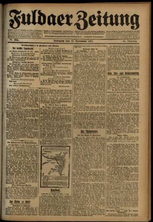 Ausgabe vom Mittwoch, den 12. Dezember 1917.