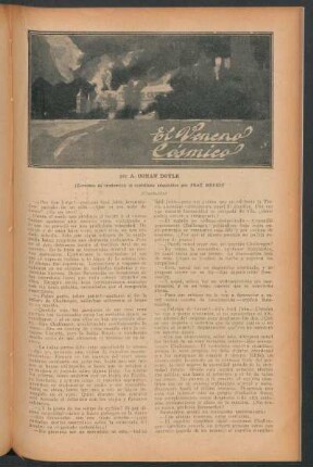El veneno cósmico : (Derechos del traducción al castellano adquiridos por Fray Mocho) - (Continuación)