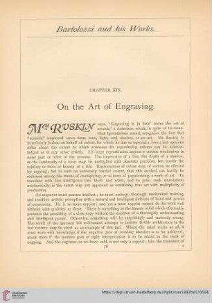 Chapter XIX. On the Art of Engraving