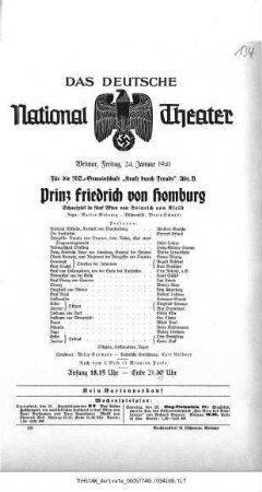 Prinz Friedrich von Homburg