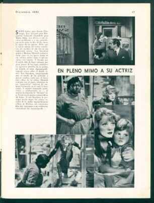 En pleno mino a su actriz - Sternberg y Marlene Dietrich