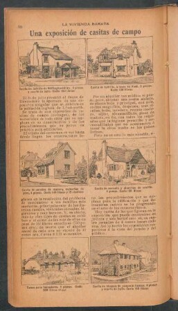 Una exposición de casitas de campo : La vivienda barata