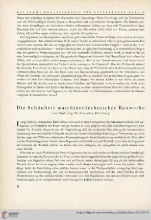 1: Die Schönheit maschinentechnischer Bauwerke