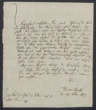 Sigismund Friedrich Hermbstaedt, Brief