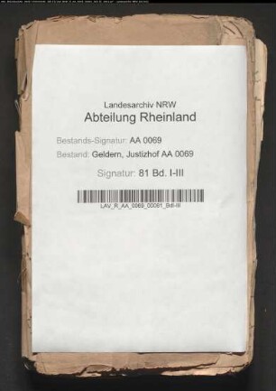 Generalia betreffend das Schulwesen im Geldernschen