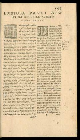 Epistola Pauli Apostoli Ad Philippenses