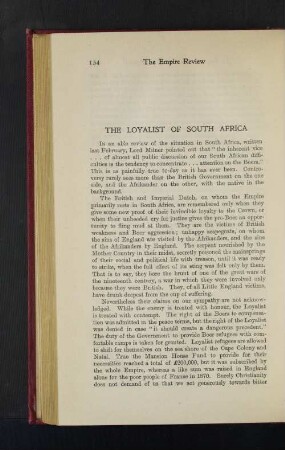 The Loyalist of South Africa.