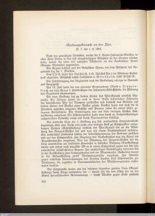 Stellungskämpfe an der Yser
