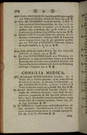 Consilia medica. - Ars obstetricia.