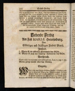 456-469, Siebende Predig am Fest Mariae Heimsuchung