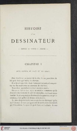 Chapitre I: Deux frères de lait et un chat