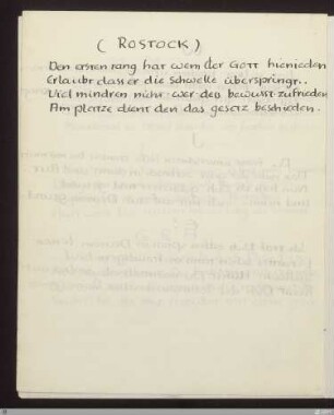 Rostock (R ...) : [SW IX: h7]; [SW IX, S. 80/163]