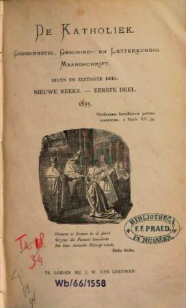 De Katholiek. 67 = N.S. 1. 1875