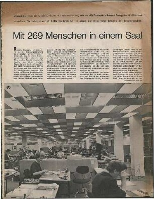 Schneider - Esleben, Paul; Düsseldorf, ARAG - Platz 1 (ehem. Brehmstr. 110); ARAG - Stufenhochhaus, Allgemeine Versicherungs-AG, Hauptverwaltung - Zeitschriftenartikel
