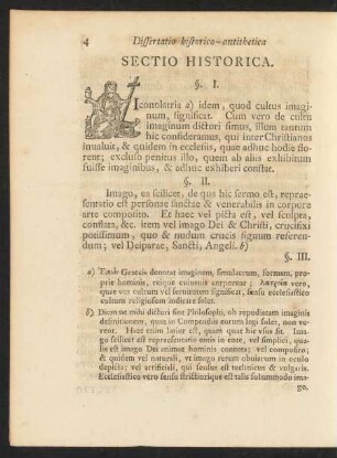 Sectio Historica