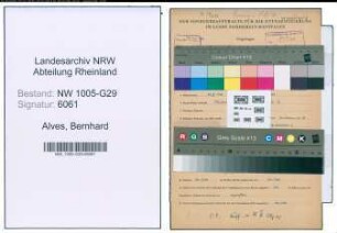 Entnazifizierung Bernhard Alves , geb. 23.03.1912 (Bahninspektor)