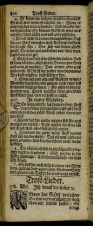Trost-Lieder.