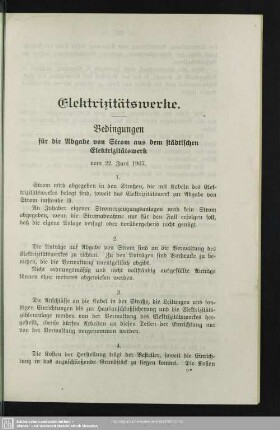 Elektrizitätswerke