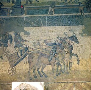 Wettkämpfe im Circus Maximus in Rom zu Ehren von Ceres