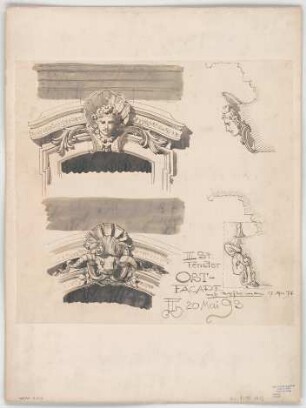 Thiersch, Friedrich von; München; Justizpalast - Fenster 3. OG (Details)