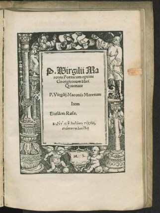 P. Virgilii Maronis, poetarum optimi, Georgicorum libri quattuor