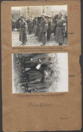 Mannschaften der 1. ukrainischen Division bei Kijew
