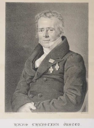 Bildnis von Hans Christian Oersted (1777-1851)