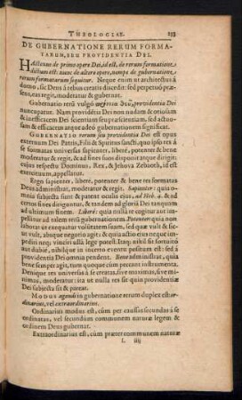 De Gubernatione Rerum Fomatorum, Seu Providentia Dei.