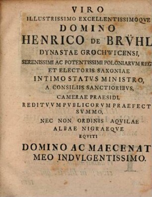 Dissertatio Observationes Criticas Complectens