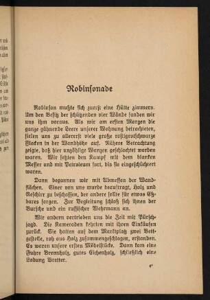 83-97, Robinsonade